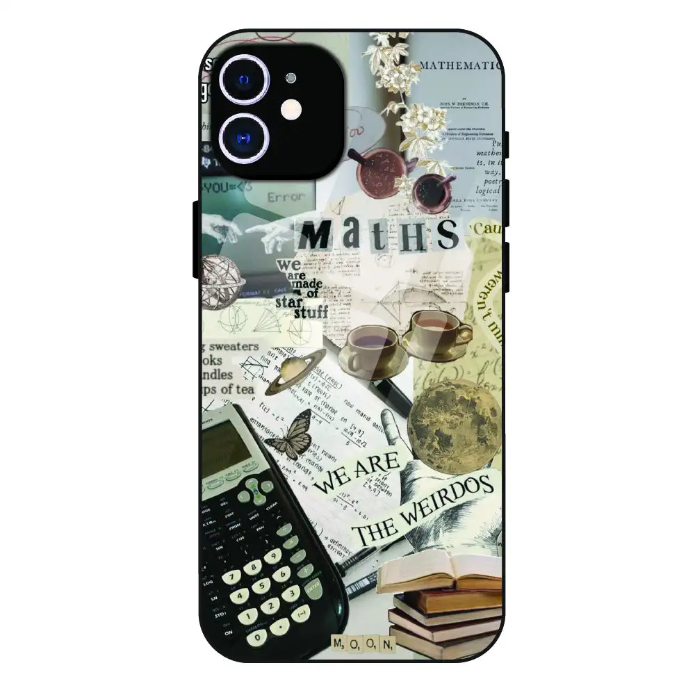 Study Vibes Maths - Glass Case For Apple iPhone 11