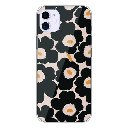 Bold Black Daisy Bloom - Printed Silicone Case For Apple iPhone 11