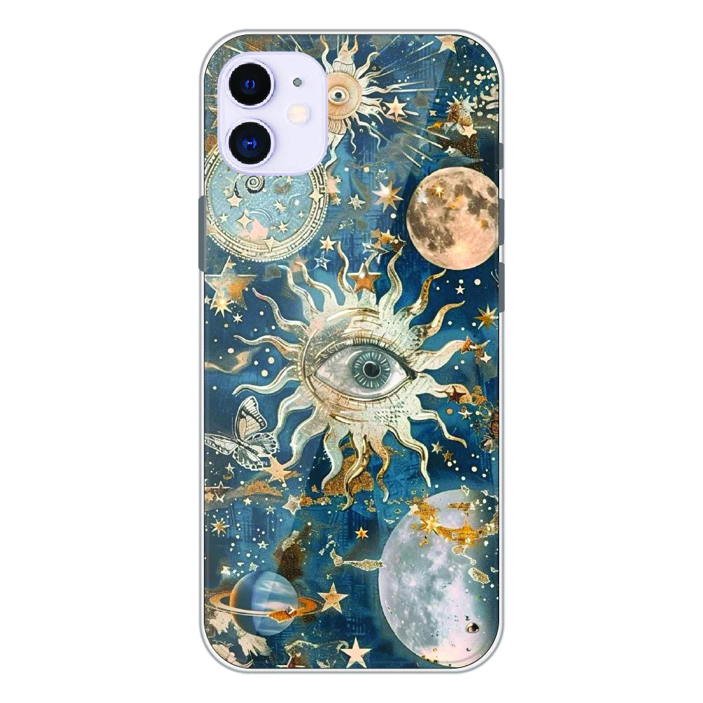Mystic Cosmic Eye Galaxy - Printed Silicone Case For Apple iPhone 11
