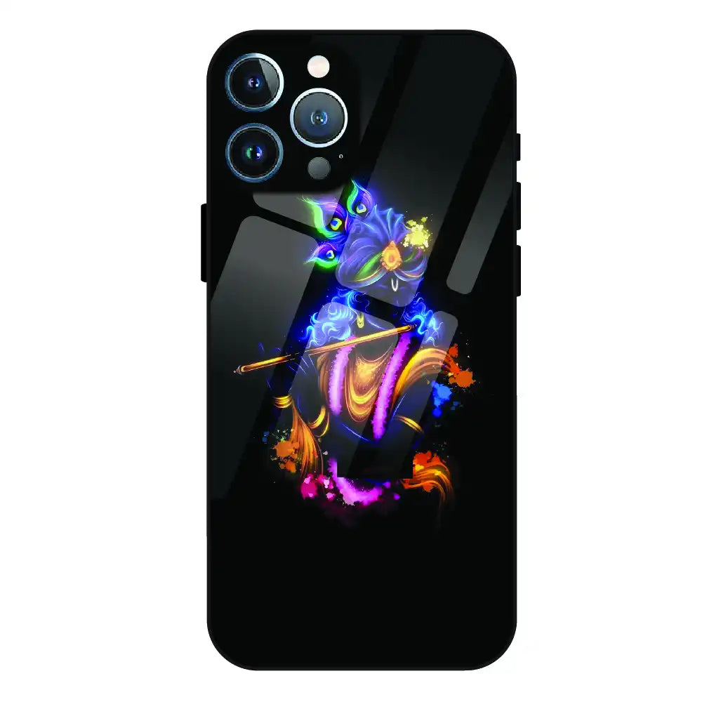 'Abstract Krishna - Glass Case For Apple iPhone 11 Pro
