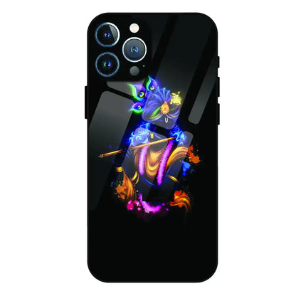 'Abstract Krishna - Glass Case For Apple iPhone 11 Pro