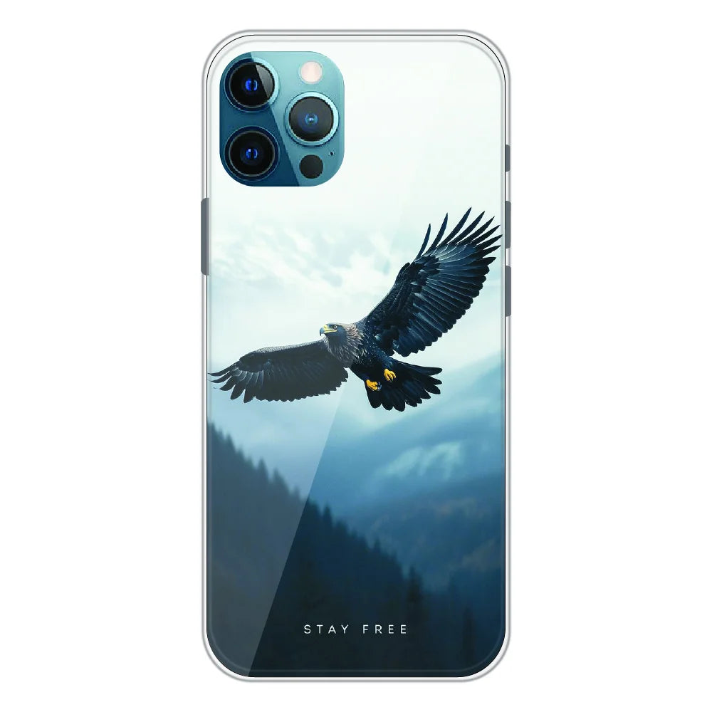 Stay Free Eagle Flight - Printed Silicone Case For Apple iPhone 11 Pro