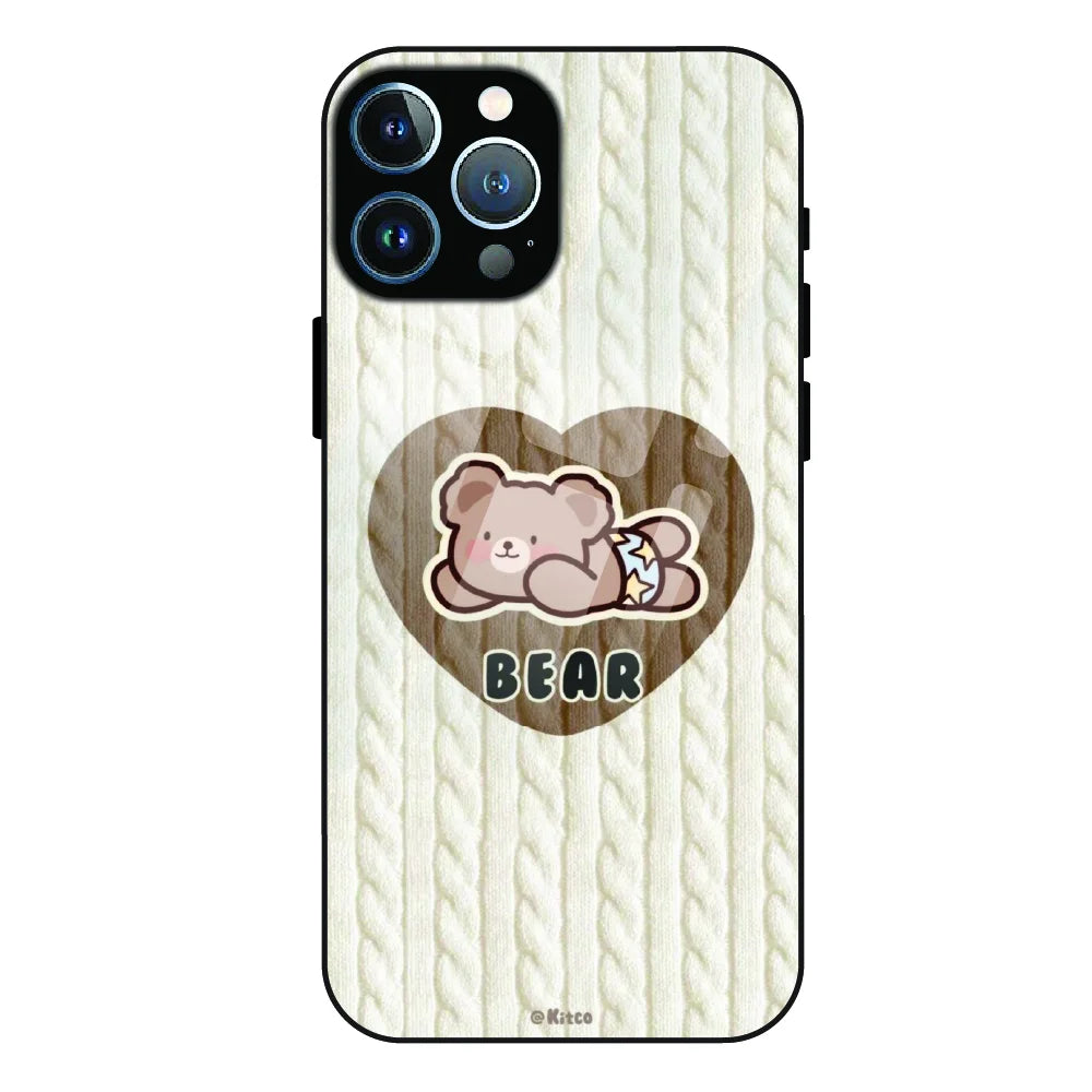 Bear Heart - Glass Case For Apple iPhone 11 Pro
