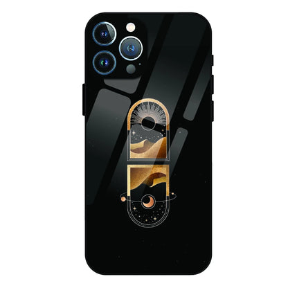 Golden Geometry - Glass Case For Apple iPhone 11 Pro