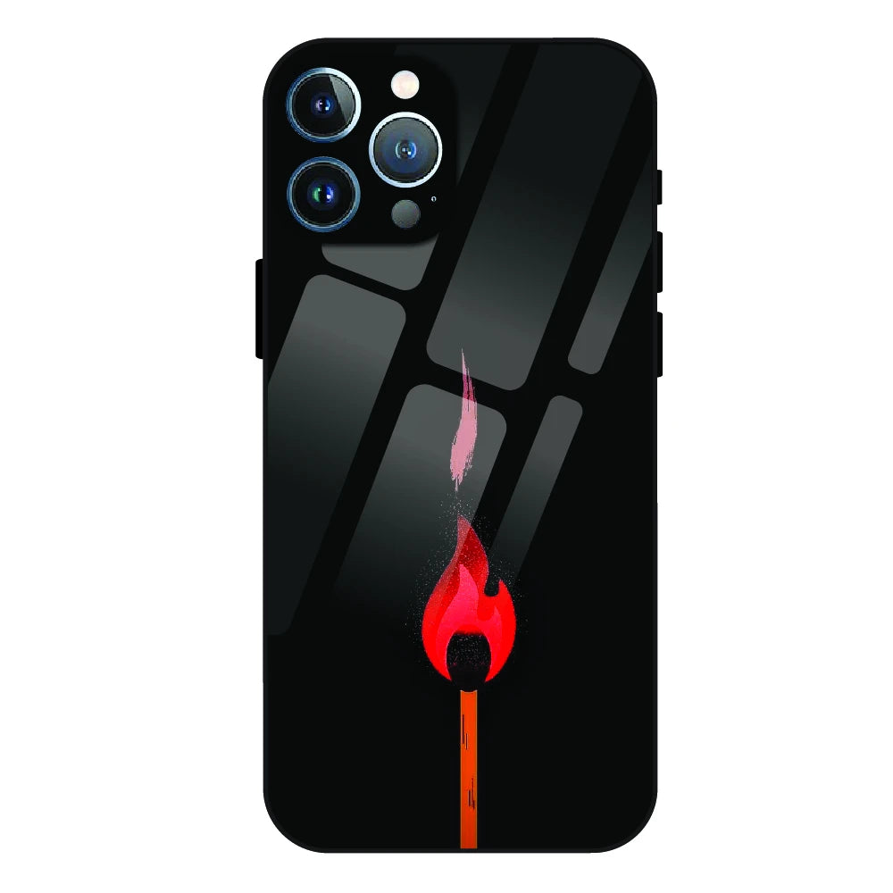 Burning Match - Glass Case For Apple iPhone 11 Pro