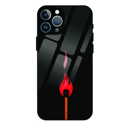Burning Match - Glass Case For Apple iPhone 11 Pro