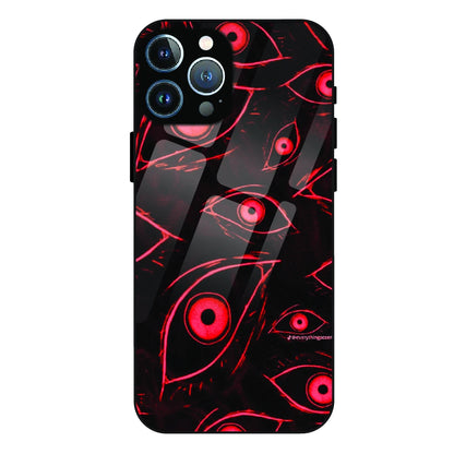 Crimson Eyes Chaos - Glass Case For Apple iPhone 11 Pro