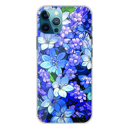 Midnight Blue Floral Garden - Printed Silicone Case For Apple iPhone 11 Pro
