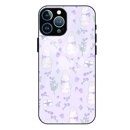 Lavender Bunny Gifts - Glass Case For Apple iPhone 11 Pro