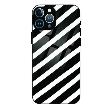 Monochrome Flame Art - Glass Case For Apple iPhone 11 Pro