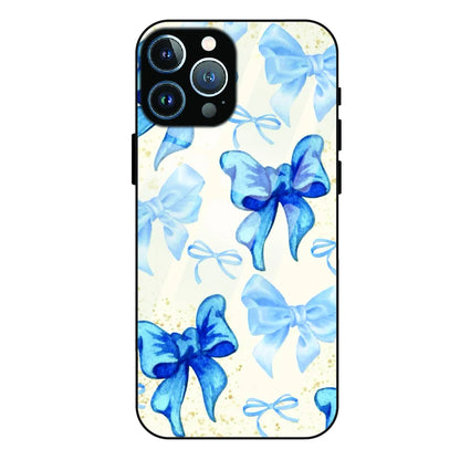 Soft Blue Bowcore - Glass Case For Apple iPhone 11 Pro
