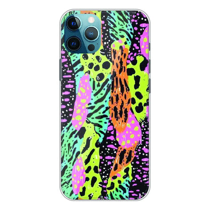 Colorful Artistic Paint Splash - Printed Silicone Case For Apple iPhone 11 Pro Max