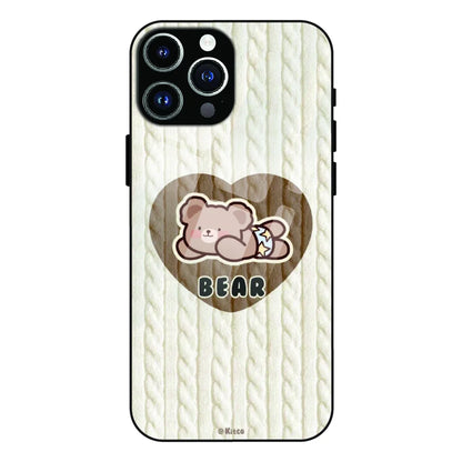 Bear Heart - Glass Cases For Apple iPhone Models