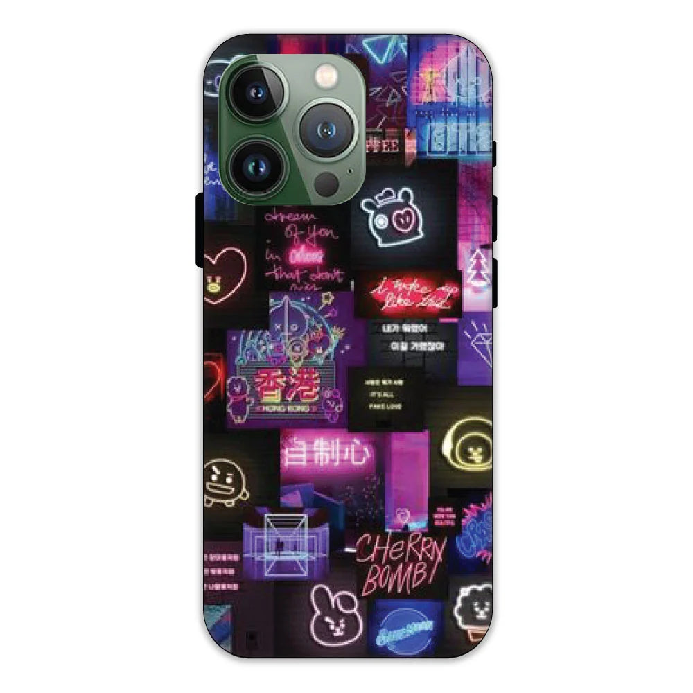 Neon Collage Hard Case Apple iPhone 11 Pro Max Models