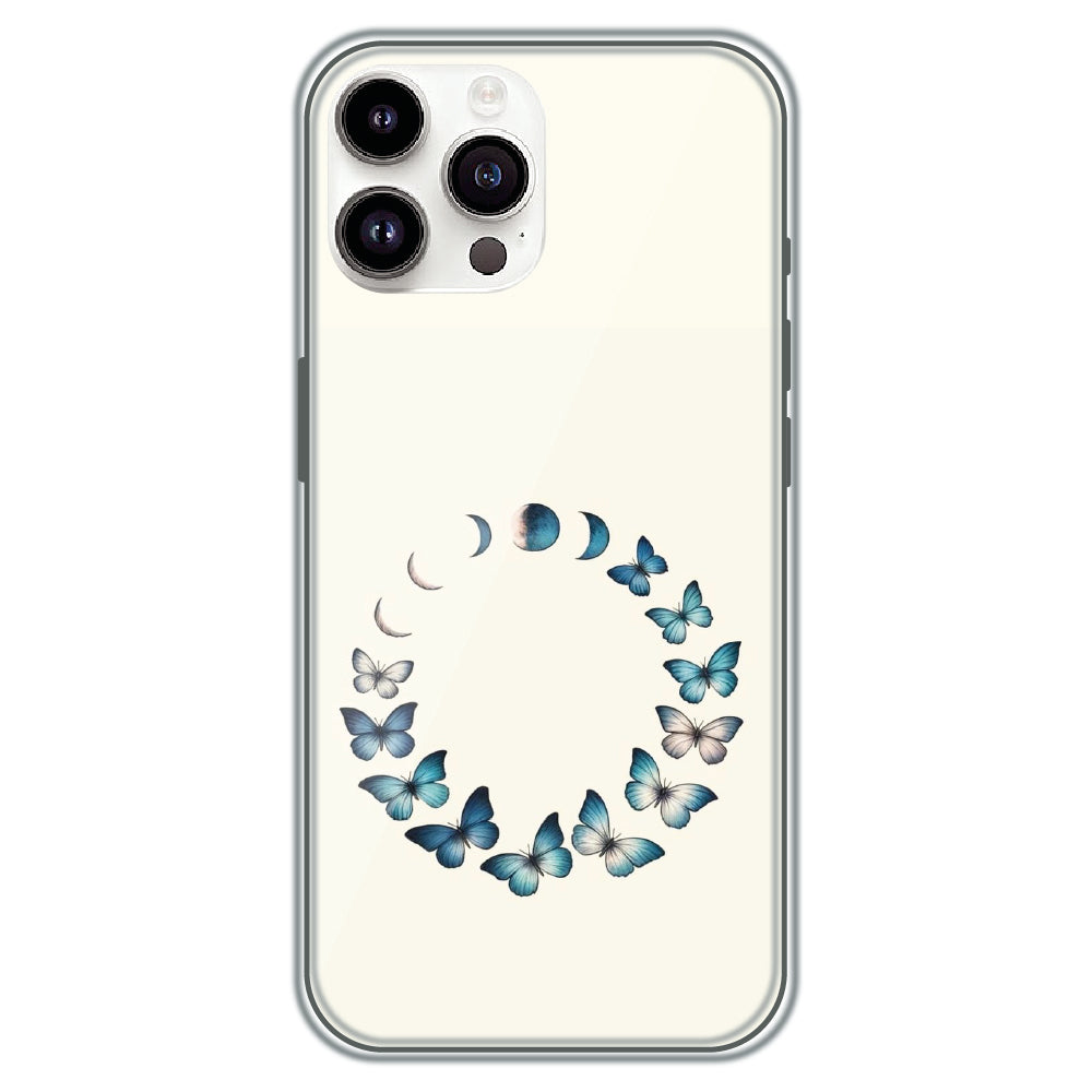 Butterfly Moon Cycle - Printed Silicone Case for Apple iPhone 11 Pro Max