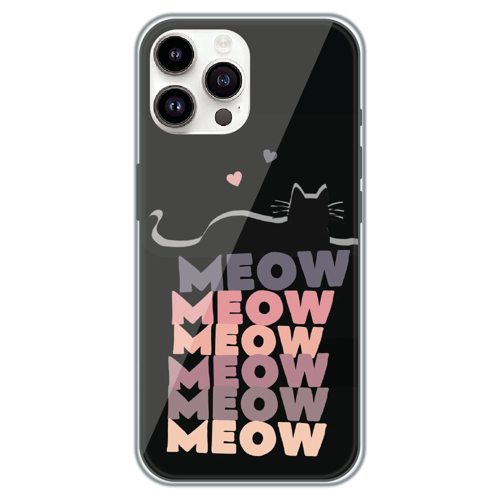Meow Meow Meow - Printed Silicone Case for Apple iPhone 11 Pro Max