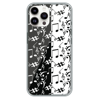 Music Notes - Printed Silicone Case for Apple iPhone 11 Pro Max