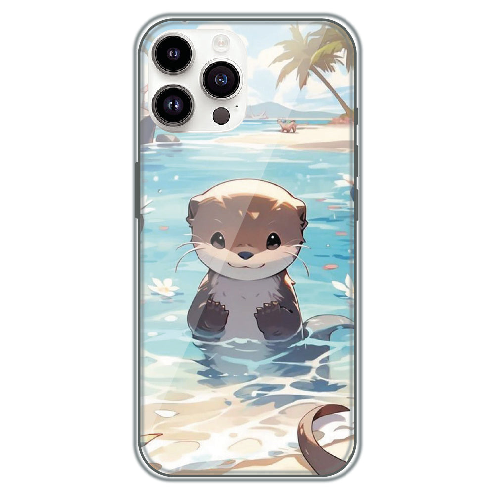 Ocean Otter Buddy - Printed Silicone Case for Apple iPhone 11 Pro Max
