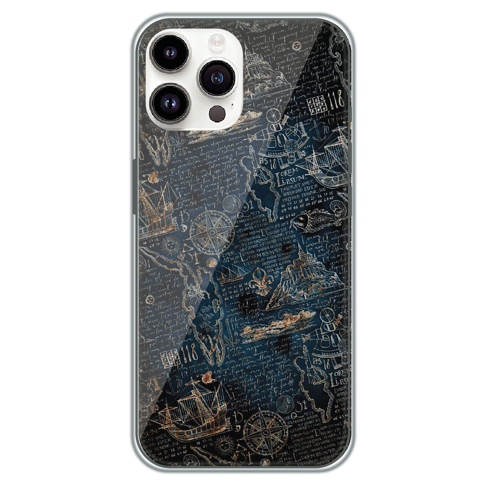 Pirate's Treasure Map - Printed Silicone Case for Apple iPhone 11 Pro Max