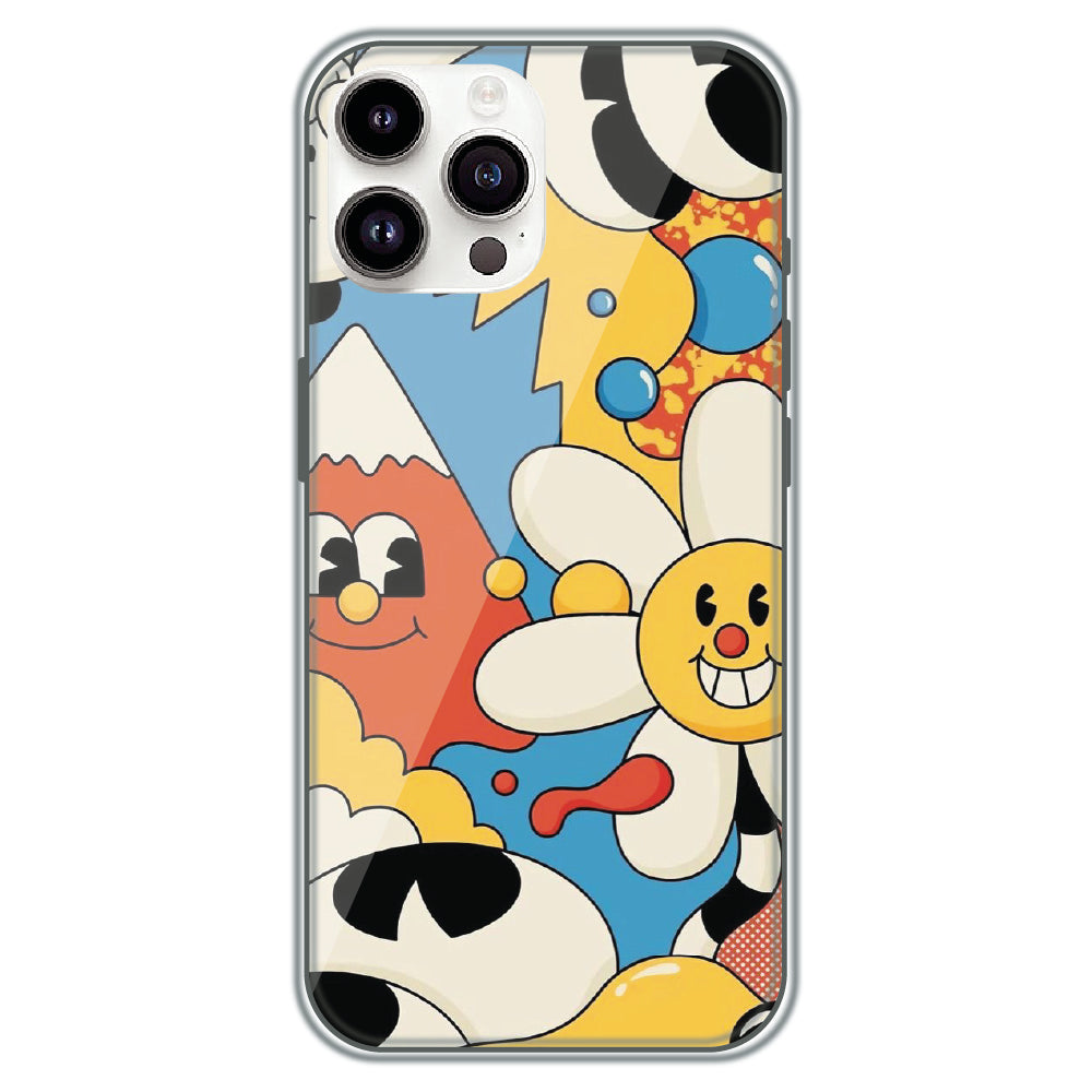 Pop Doodle Party - Printed Silicone Case for Apple iPhone 11 Pro Max