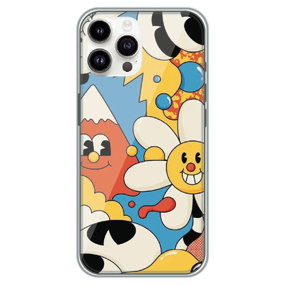 Pop Doodle Party - Printed Silicone Case for Apple iPhone 11 Pro Max