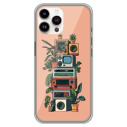 Retro Tech Garden - Printed Silicone Case for Apple iPhone 11 Pro Max