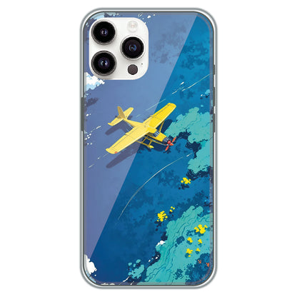 Seaplane Over Reef - Printed Silicone Case for Apple iPhone 11 Pro Max