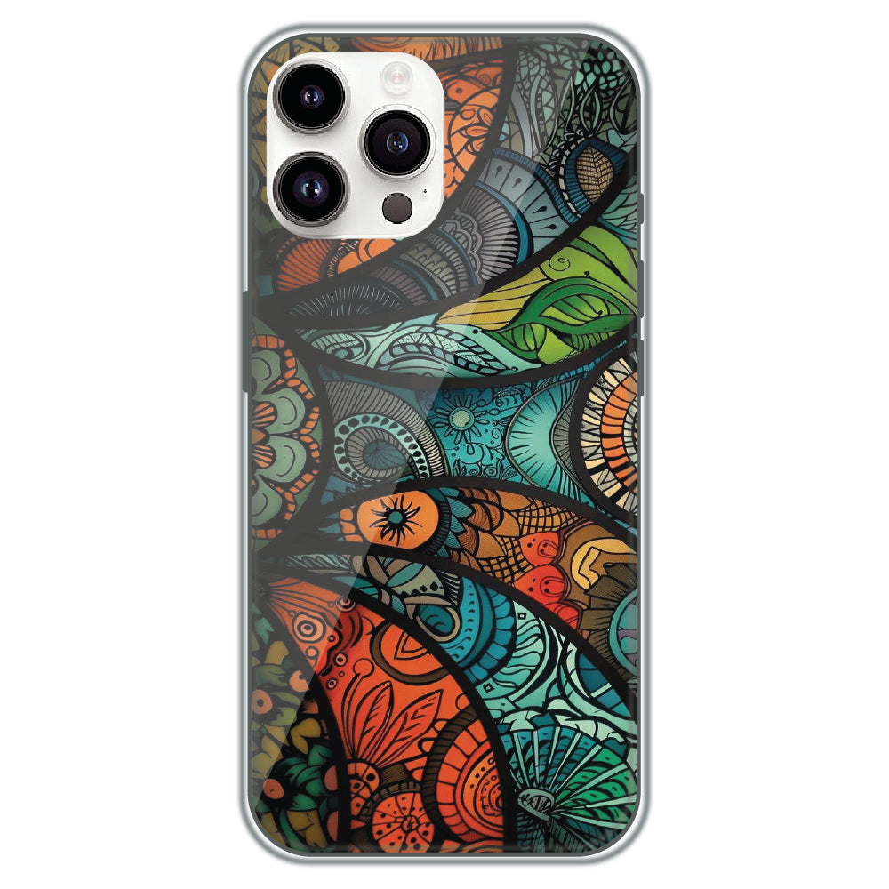 Stained Glass Paisley - Printed Silicone Case for Apple iPhone 11 Pro Max
