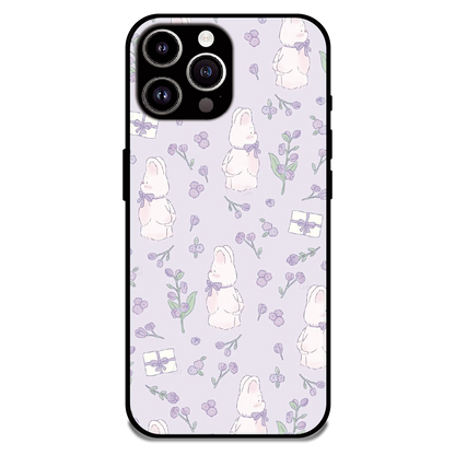 Lavender Bunny Gifts - Glossy Metal Silicone Case For Apple iPhone 11 Pro Max