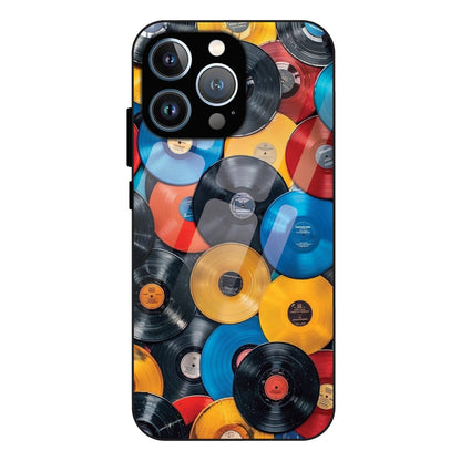 Retro Vinyl Record Pattern - Glass Case For Apple iPhone 11 Pro Max