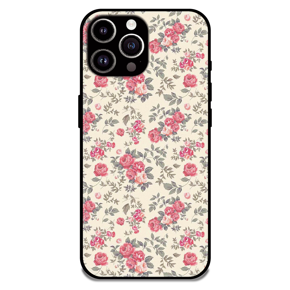 Vintage Rose Meadow - Glossy Metal Silicone Case For Apple iPhone 11 Pro Max