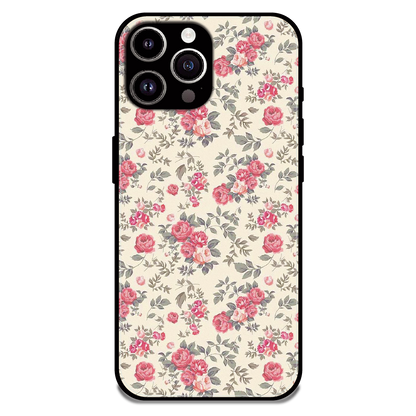 Vintage Rose Meadow - Glossy Metal Silicone Case For Apple iPhone 11 Pro Max