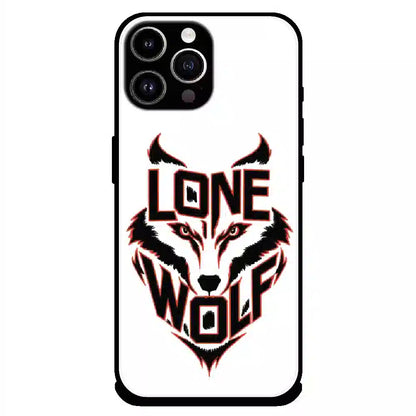 Lone Wolf Power Art - Glossy Metal Silicone Case For Apple iPhone 11 Pro Max
