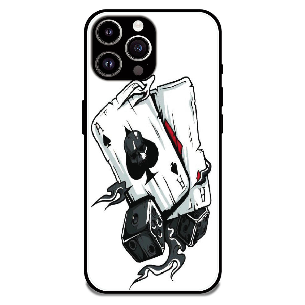 Aces & Dice - Glossy Metal Silicone Case For Apple iPhone 11 Pro Max