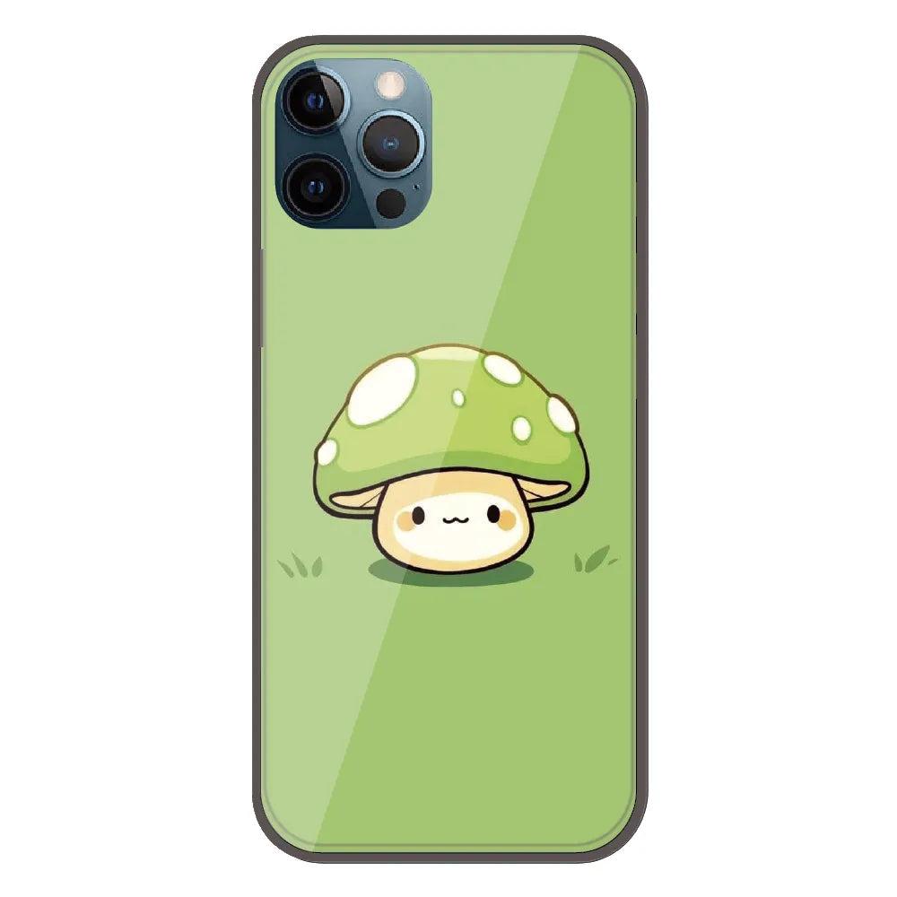 Cute Mushroom Character - Printed Silicone Case For Apple iPhone 11 Pro Max