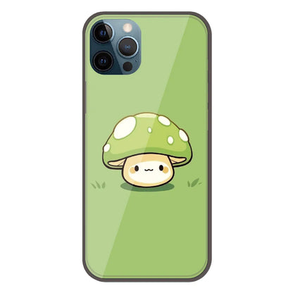 Cute Mushroom Character - Printed Silicone Case For Apple iPhone 11 Pro Max