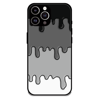 Smoky Drip Abstract - Glossy Metal Silicone Case For Apple iPhone 11 Pro Max