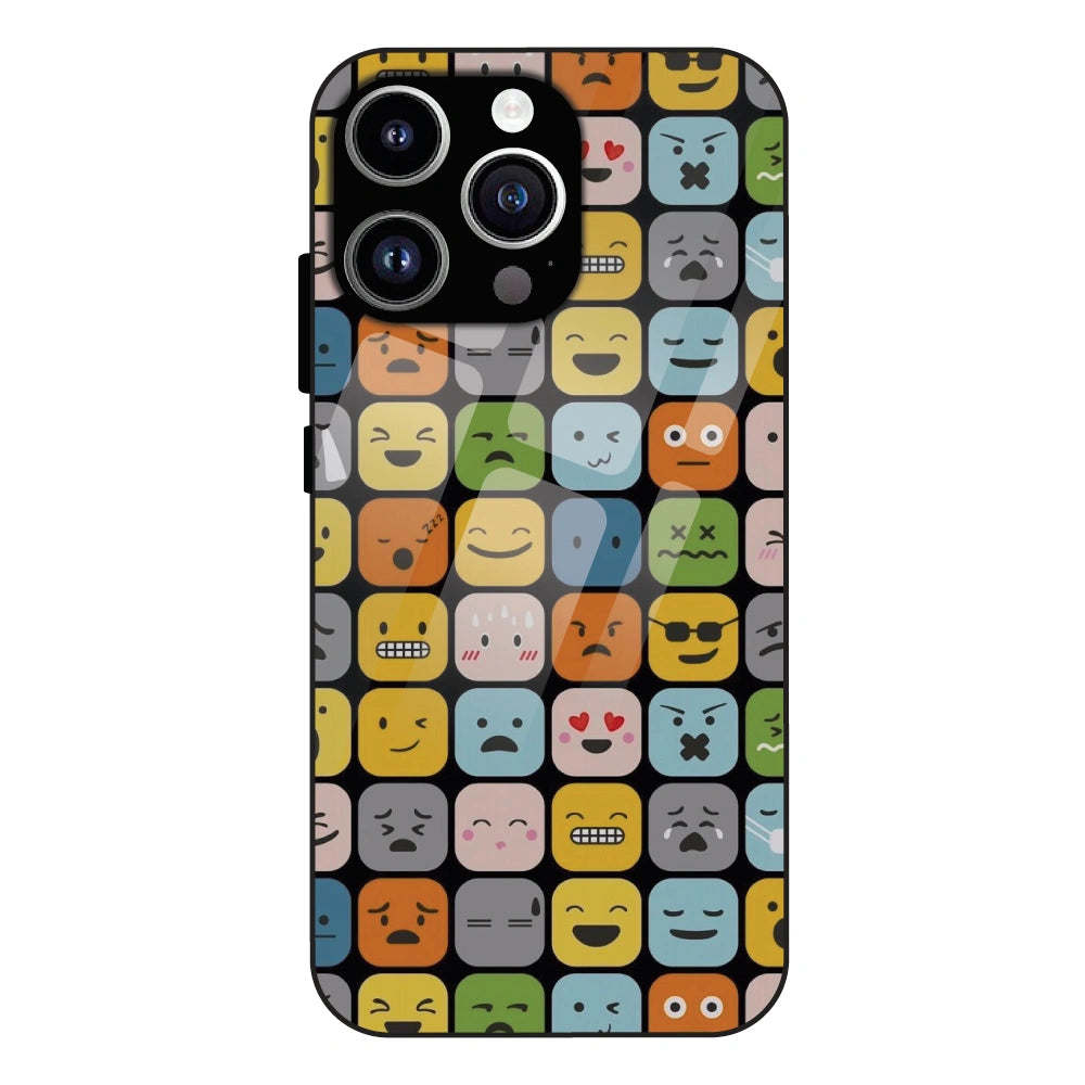 Colorful Expression Pattern - Glass Case For Apple iPhone 11 Pro