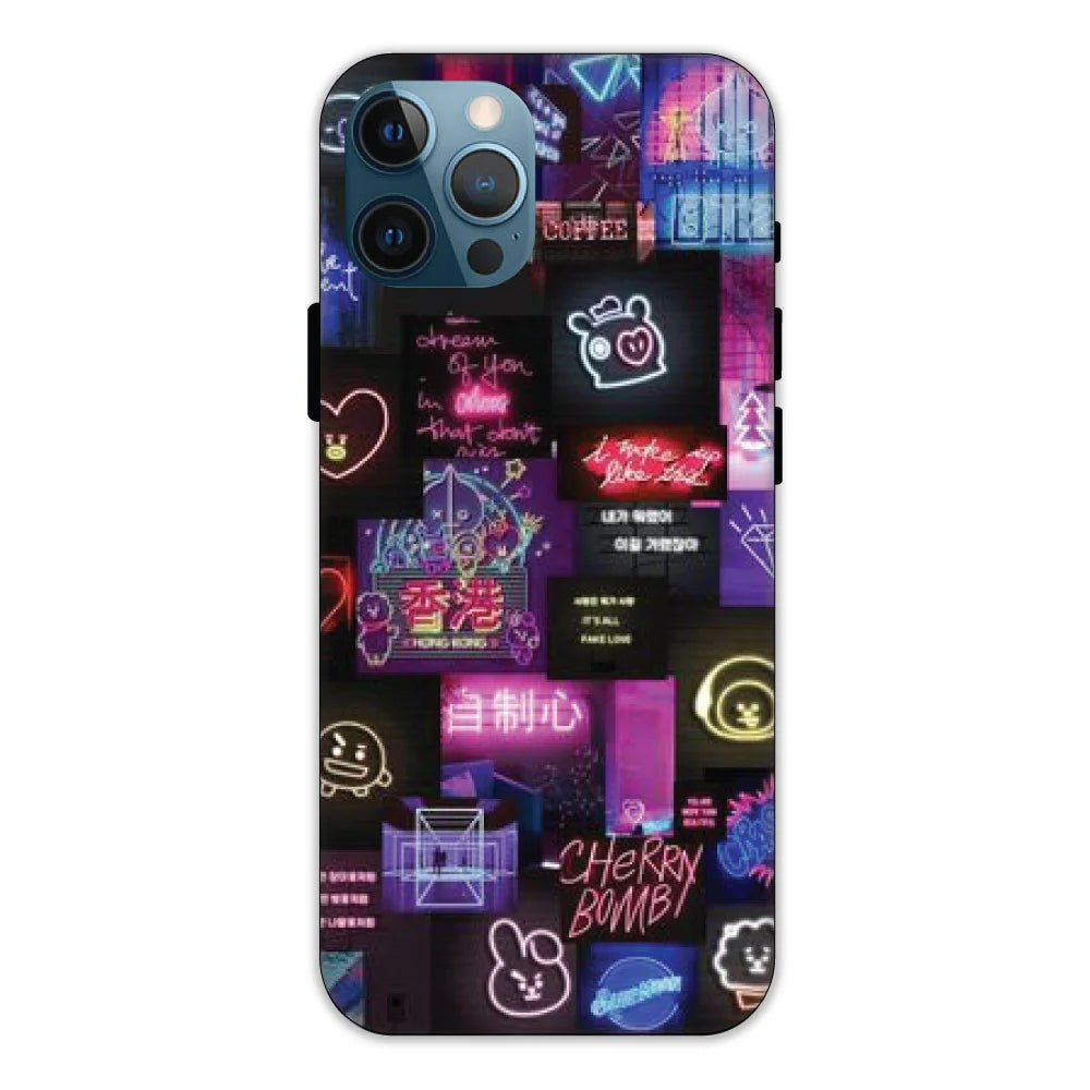 Neon Collage Hard Case Apple iPhone 11 Pro Models