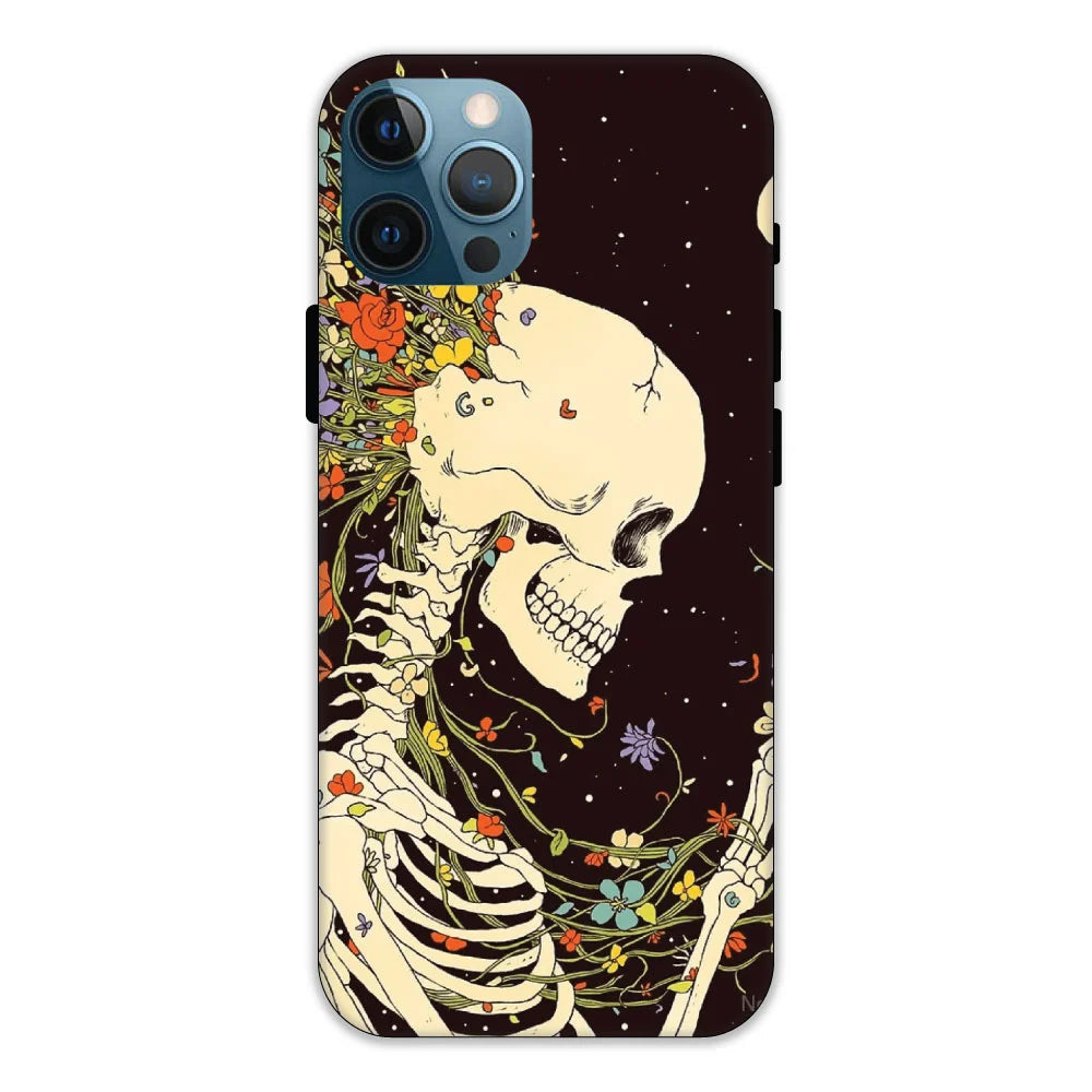 Floral Skeleton Hard Case Apple iPhone 11 Pro Models