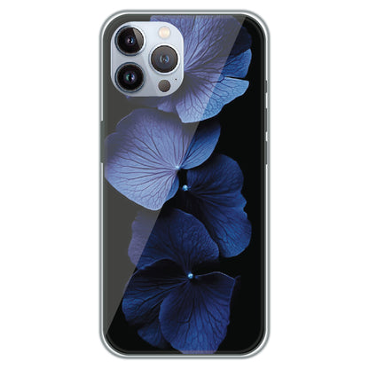 Blue Hydrangea - Printed Silicone Case for Apple iPhone 11 Pro