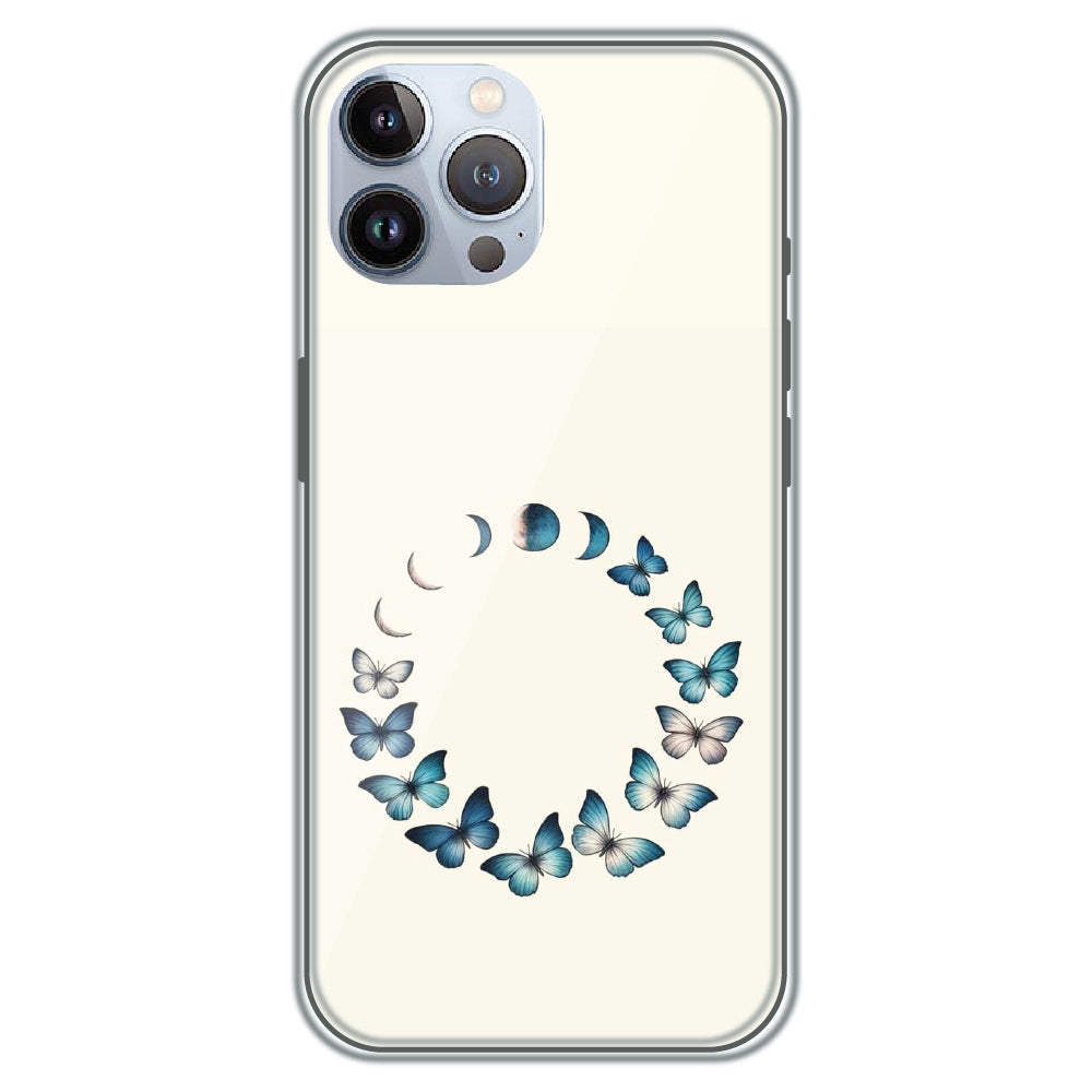 Butterfly Moon Cycle - Printed Silicone Case for Apple iPhone 11 Pro
