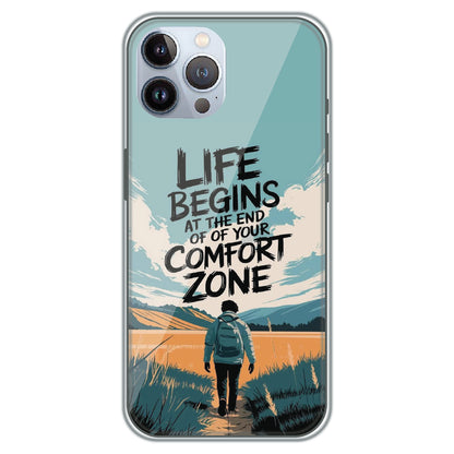 Comfort Zone Quote - Printed Silicone Case for Apple iPhone 11 Pro