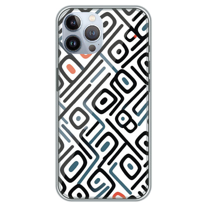Monochrome Maze - Printed Silicone Case for Apple iPhone 11 Pro