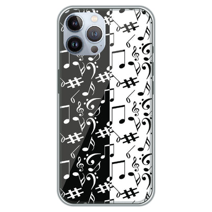 Music Notes - Printed Silicone Case for Apple iPhone 11 Pro