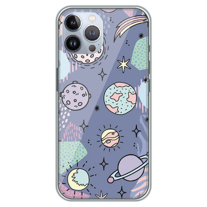 Pastel Planet Vector - Printed Silicone Case for Apple iPhone 11 Pro