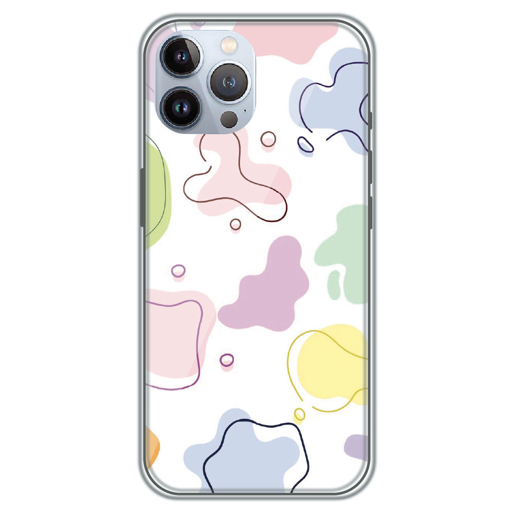 Pastel Splash Patches - Printed Silicone Case for Apple iPhone 11 Pro