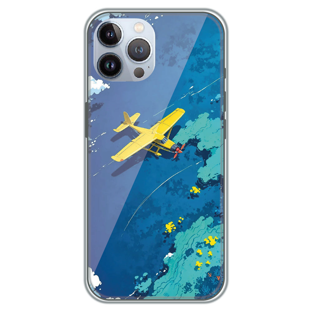 Seaplane Over Reef - Printed Silicone Case for Apple iPhone 11 Pro