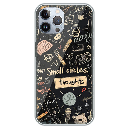 Small Circles, Big Thoughts - Printed Silicone Case for Apple iPhone 11 Pro