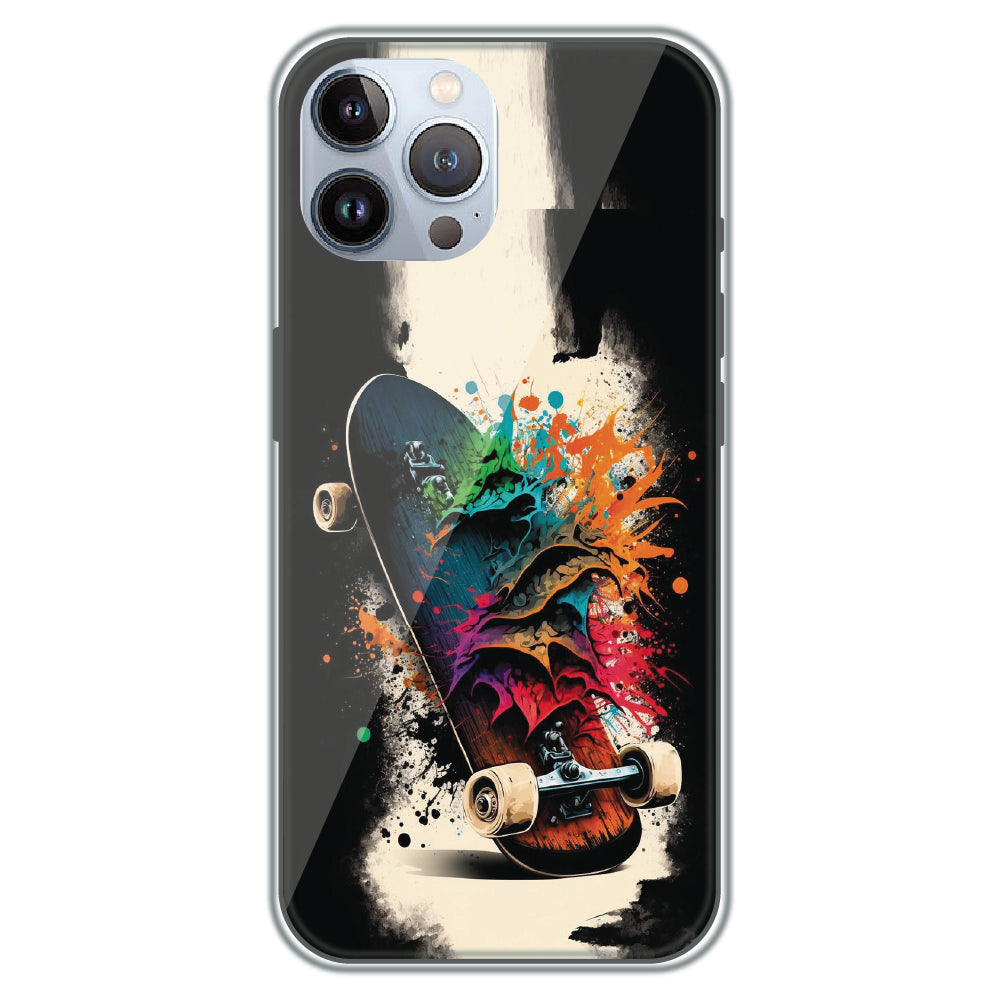 Splash Skate - Printed Silicone Case for Apple iPhone 11 Pro